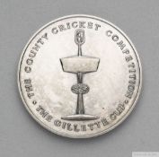 David Lloyd white-metal 1972 Gillette Cup Winners medal