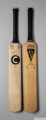 Duncan Fearnley autographed cricket bat signed by Surrey and Essex