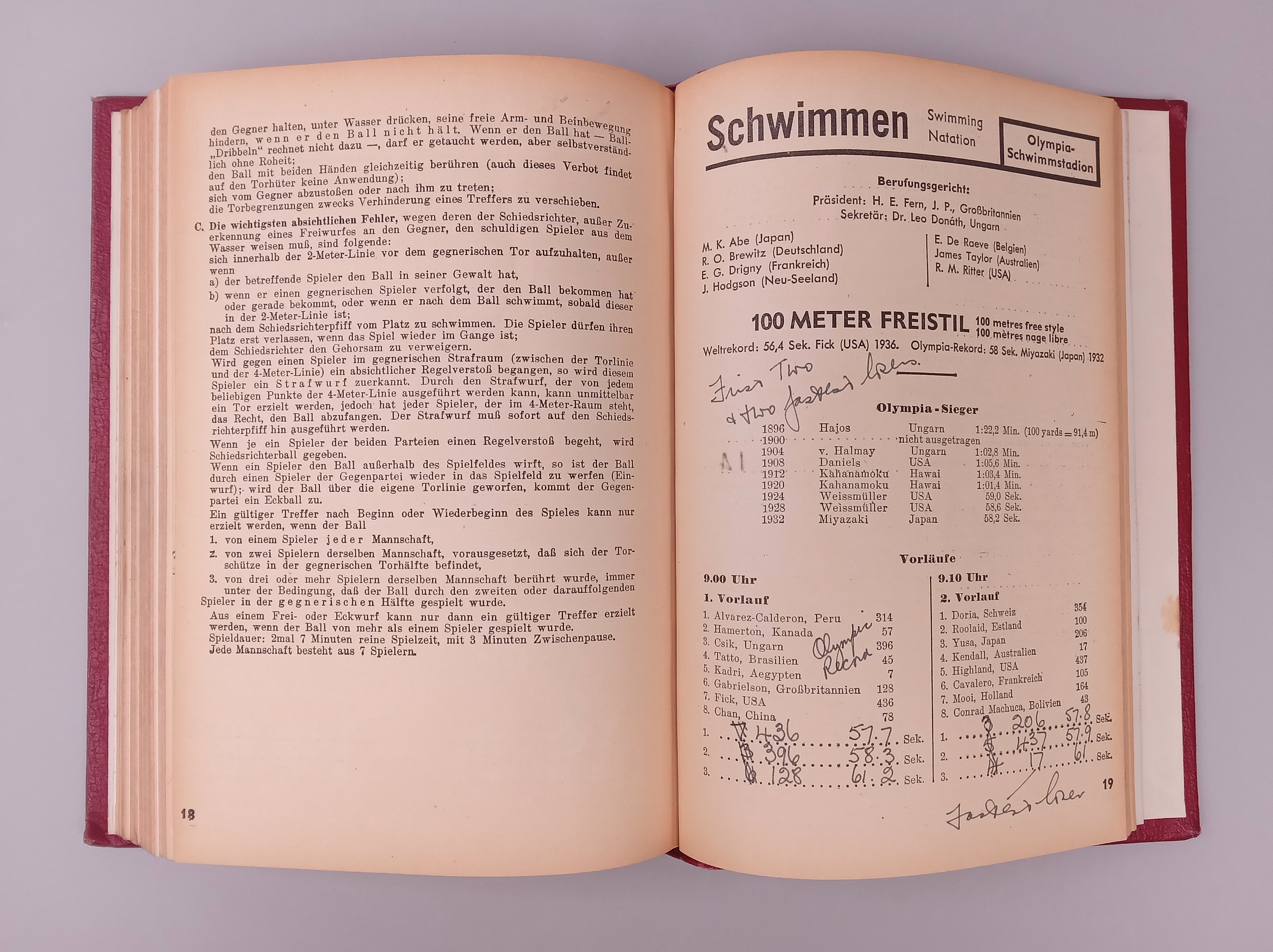 Bound volume of seven 1936 daily Olympic programmes - Image 6 of 7