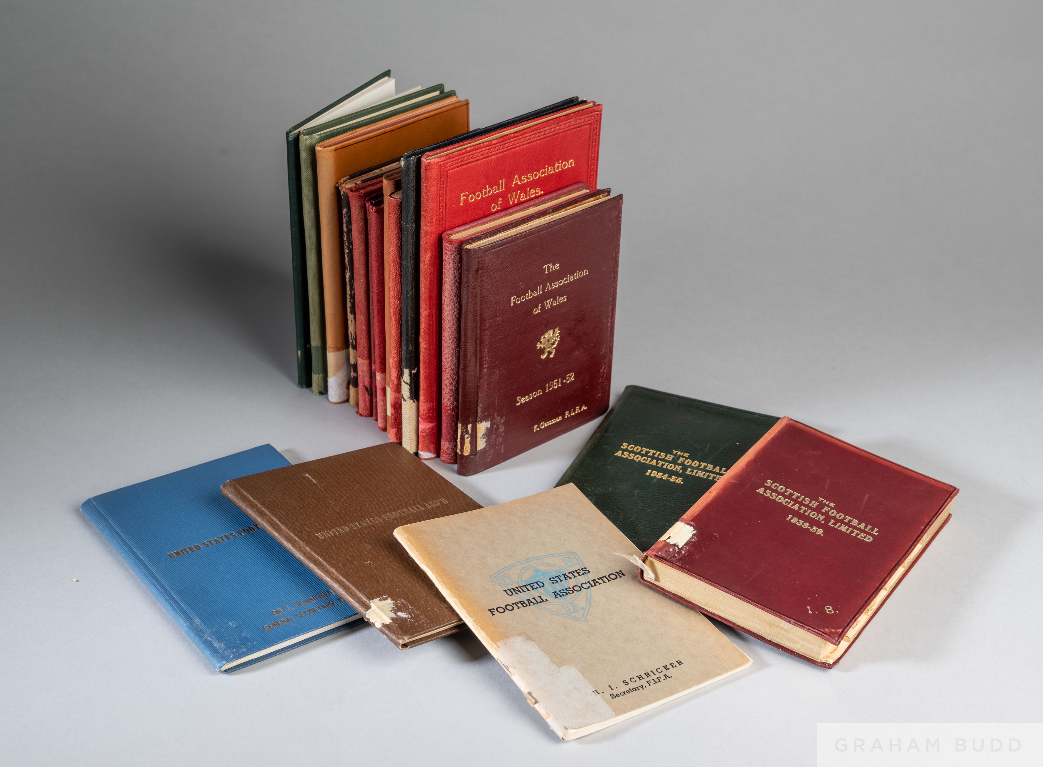 Group of 15 Football Associations handbooks originally issued to Dr Ivo Schricker General Secretary