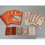 Run of Arsenal home programmes from 1947 to 1950