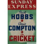Two Cricket advertising posters,