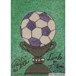 A piece of artwork titled "Souvenir of T. Otoni" owned by Pelé.