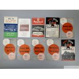 Complete run of Manchester United home league, cup and European programmes, 1957-58