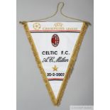 AC Milan Champions League Pennant