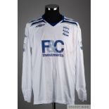 James McFadden white and blue No.16 Birmingham City shirt, 2009-10