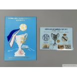 European Cup Winners Cup Final Chelsea v Real Madrid programme, played in Athens, on 19th May 1971,