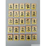 Collection of twenty-five unused match boxes/books depicting the Brazil 1958 squad