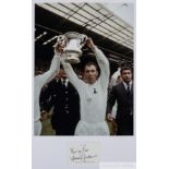 Trio of signed framed photographic displays of three England 1966 World Cup squad players