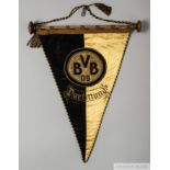Official orange and black match pennant