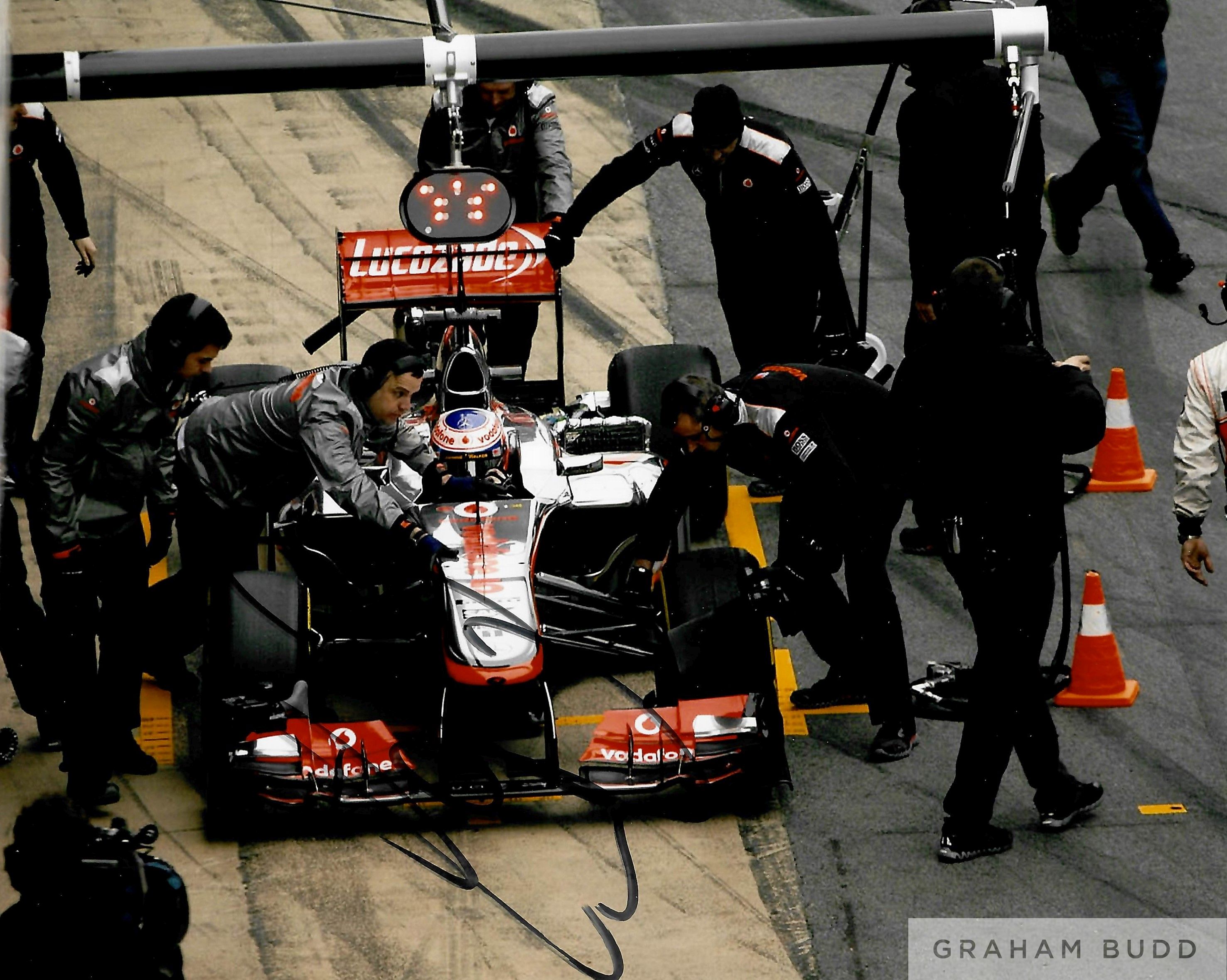 Jenson Button (UK) signed McLaren collection, - Image 4 of 4