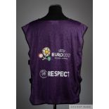 Purple 2012 Euro Championship England players tabard