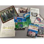 Four files of Manchester United ephemera dating between 1988 and 1991,