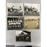 Collection of press photographs originally owned by Manchester United's Stan Pearson,