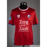 Gyrano Kerk squad signed red No.7 Utrecht short sleeved shirt