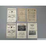 Six 1950's Sheffield United programmes