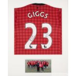 Ryan Giggs commemorative shirt, numbered 23