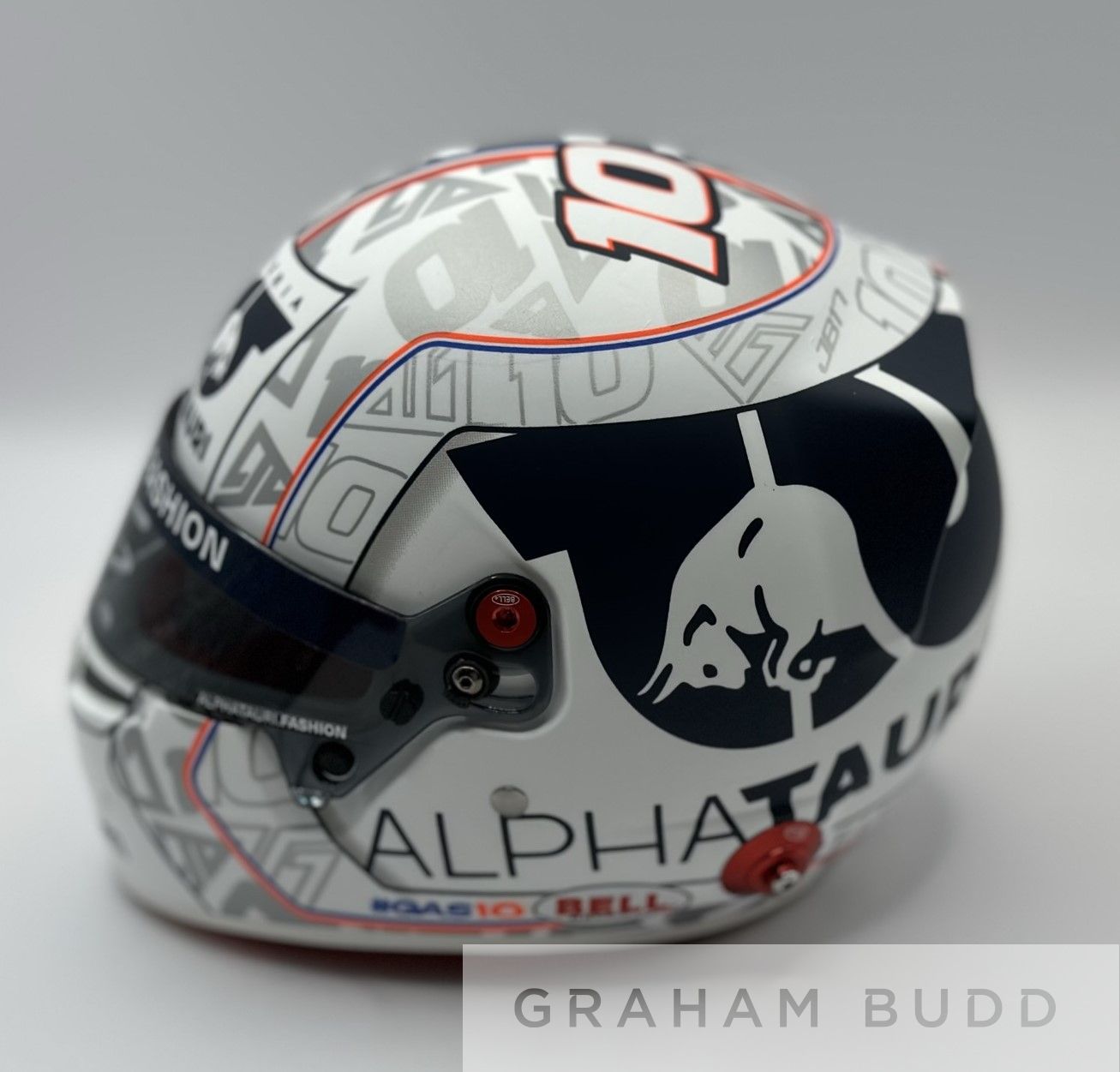 Pierre Gasley (France) signed 2022 French1:2 replica helmet - Image 4 of 5