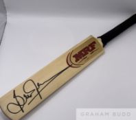 West Indies: Brian Lara signed MRF mini cricket bat