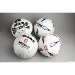 A collection of Official Mitre FA Cup match issued footballs