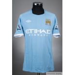Ben Mee sky blue Manchester City no.41 shirt from the 2011-12 Premier League season