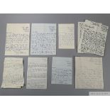 A collection of fan letters and correspondence written to Colin Grainger