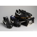 Pairs of vintage Nike Eurostar football boots