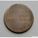 David Lloyd bronze City Challenge medallion