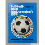 1974 World Cup Final programme Netherland v Germany 7th July