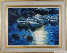 Hazel Soan 'Sailing Boats' painting, 2008