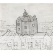 Laurence Stephen Lowry 'The Old House' pencil drawing on paper