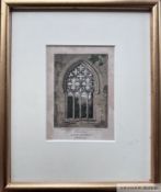 John Greig 'A south window, Norfolk Cley Church' 1819