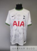 Multi-signed Tottenham Hotspur shirt Spurs Charity XI vs Celebrity Invitational XI, 2023