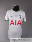 Aaron Lennon signed Tottenham Hotspur no.7 shirt Spurs Charity XI vs Celebrity Invitational XI 2023