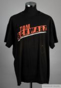 Tom Schwarz black pre-fight worn t-shirt v Tyson Fury,