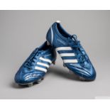Niko Kranjar blue Adidas football boots