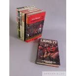 A selection of Rugby books relating to the British Lions