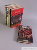A selection of Rugby books relating to the British Lions