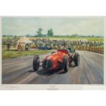 Limited edition Alan Fearnley print titled 'Grande Epreuve',