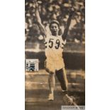 Photographic hoardings from London Heathrow Airport British athletics gold medal winners, 1964