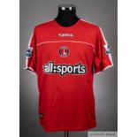 Danny Murphy red No.13 Charlton Athletic short-sleeved shirt, 2004-05