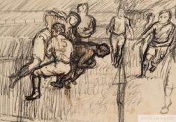 Charles Ambrose, Welsh rugby player in action