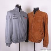 1999 Mercedes McLaren Hugo Boss official suede jacket