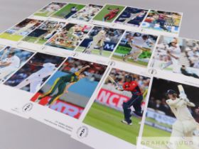 Two sets of the Official collection of International Cricket postcards