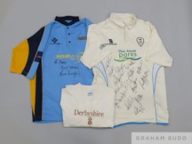 A collection of Derbyshire CCC kit