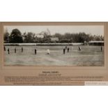 Three Cricket photographs, MCC, Hampshire v Nottinghamshire & Australia