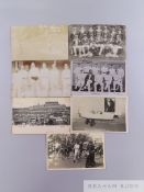 Seven various early cricket postcards, The Australian Team 1921