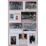 A Fanny Blankers-Koen 1948 Olympic Games framed montage