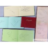 Six cricket autograph books