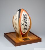 Gilbert rugby ball autographed by 2003 England World Cup-winning squad